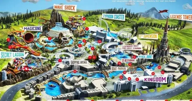 Side Land of Legends Theme Park Tour